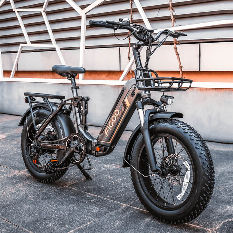 URBAN DRIFT figoo S2 folding electric bicycle (real scene)